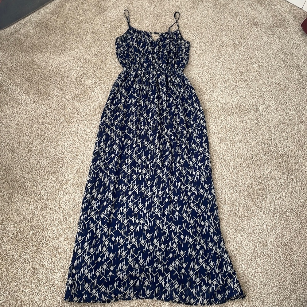 📦 🚚 EVERYTHING MUST GO! Patterned Maxi Dress | XS